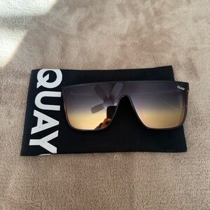 Quay Australia Gradient Black and Brown Sunglasses